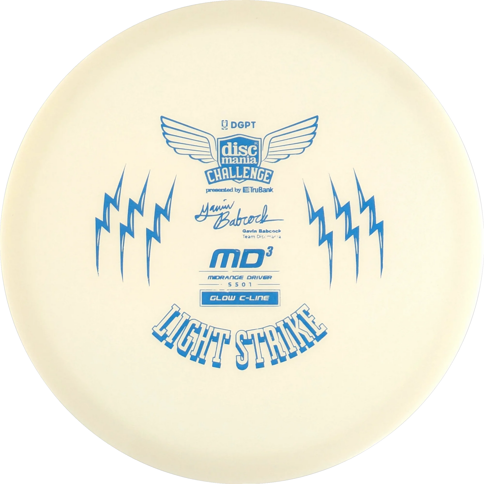 C-line Glow 2026 Discmania Challenge MD3