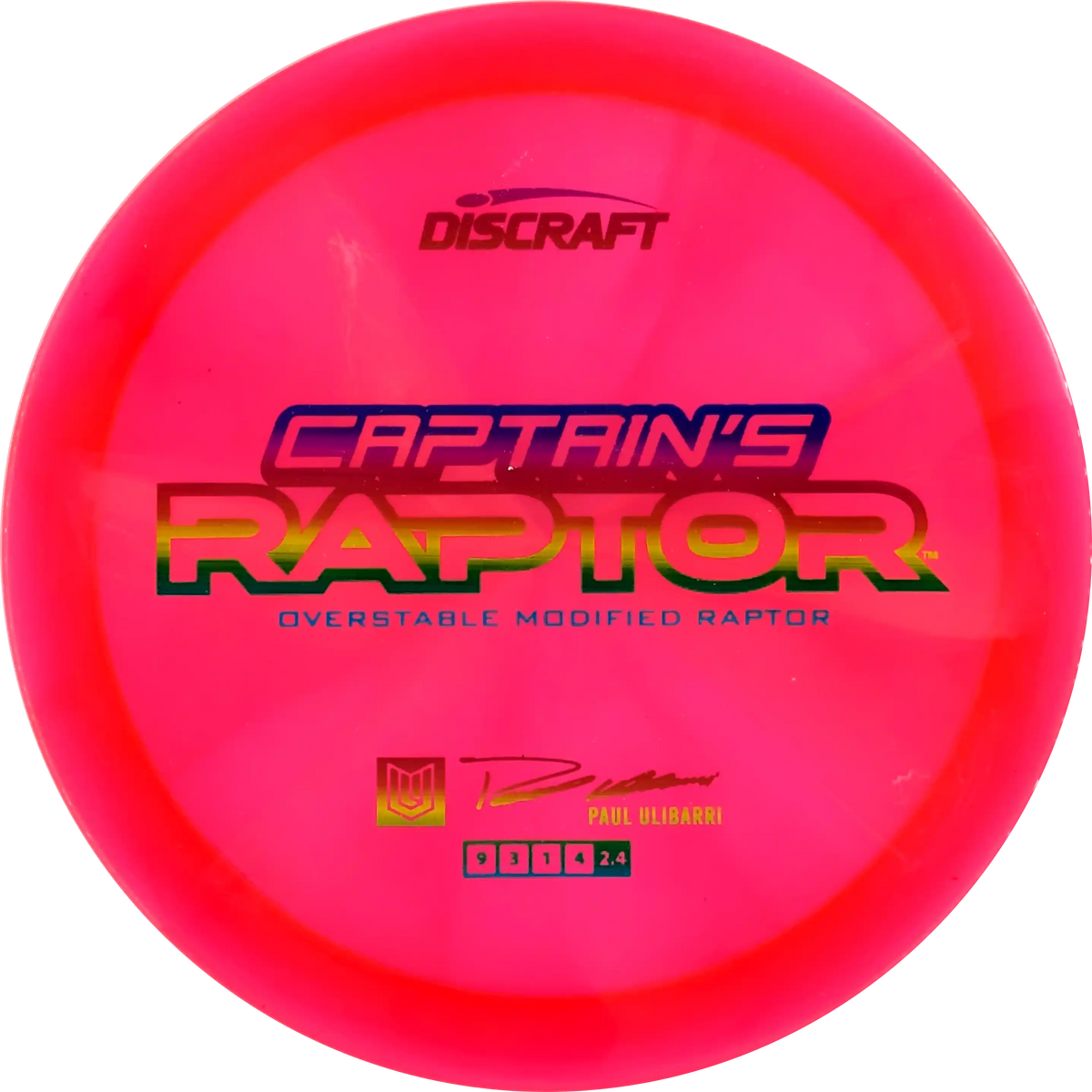 Discraft Fuzed Raptor Discraft 2025 Z Swirl Captains Raptor – Disc Tree