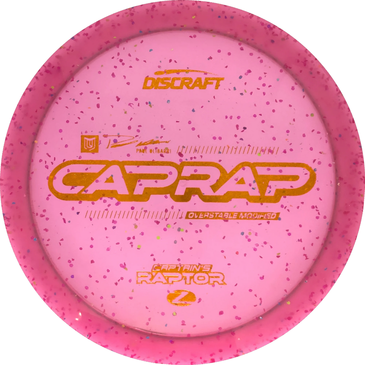 Discraft Fuzed Raptor Discraft 2026 Z Confetti Captains Raptor – Disc Tree