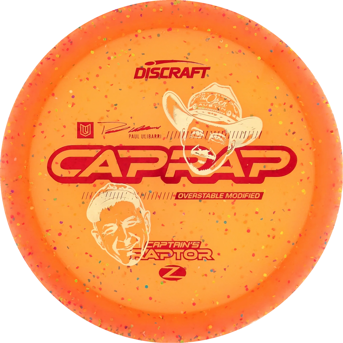 Discraft Fuzed Raptor Discraft 2026 Z Confetti Collab Captains Raptor – Disc Tree
