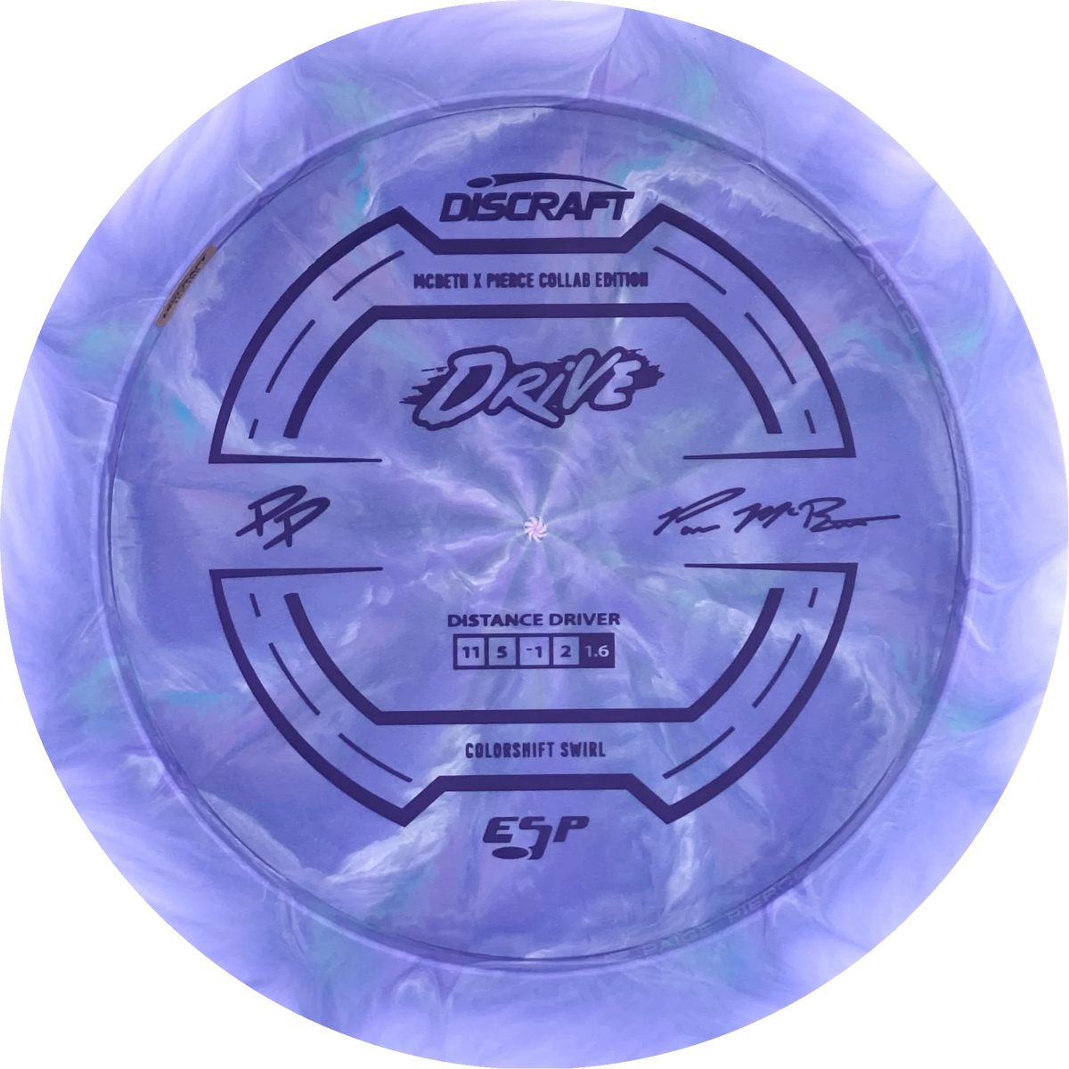 ESP Colorshift Swirl 2025 Paige Pierce & Paul Mcbeth Collab Drive